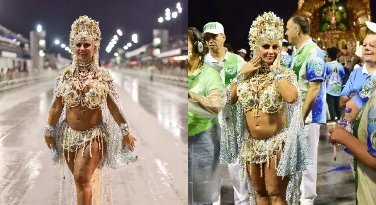 Viviane Araújo levanta público em desfile das campeãs em São Paulo