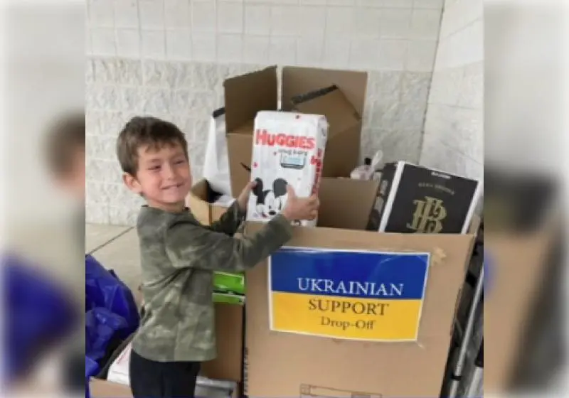 Menino de 7 anos doa economias de viagem a Disney para crianças da Ucrânia