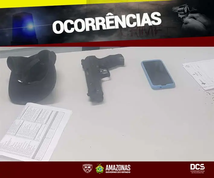 No bairro Aleixo, Polícia Militar detém homem por roubo de celular