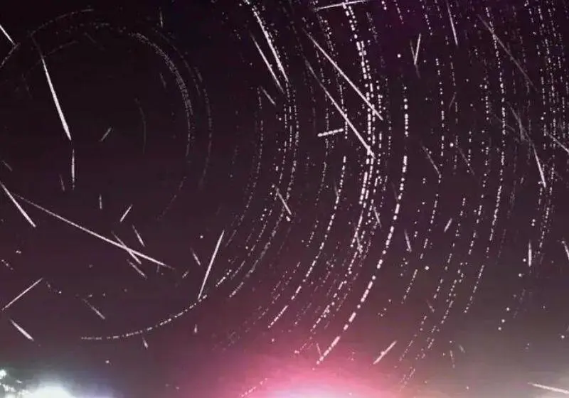 1ª grande chuva de meteoros do ano é flagrada em SC e outros estados