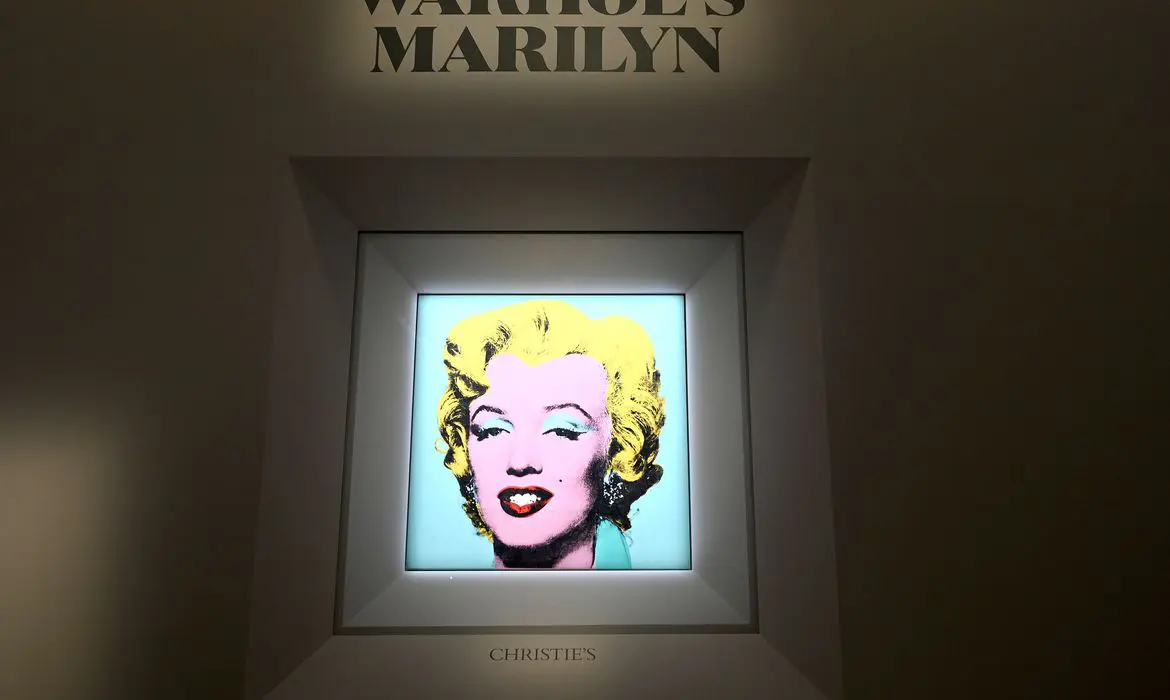 Obra Marilyn, de Warhol, é vendida por US$ 195 milhões em leilão