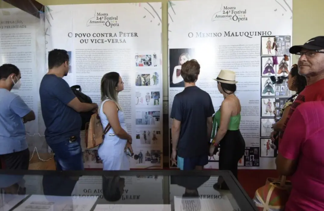 Mostra apresenta itens originais de obras do 24° Festival Amazonas de Ópera