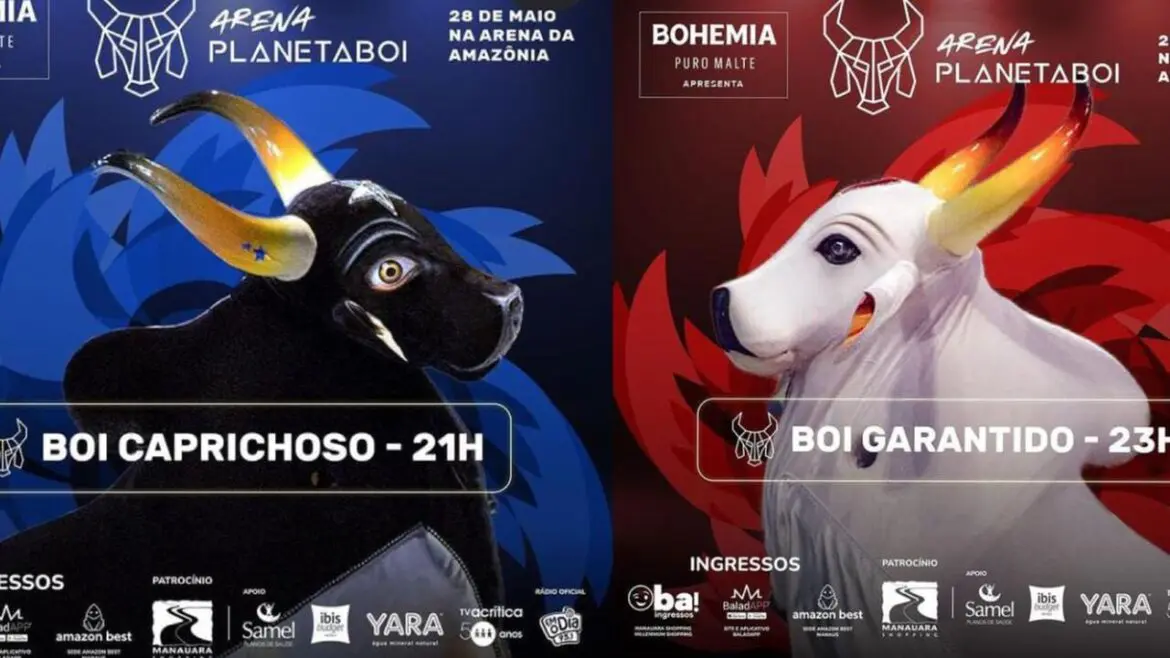 Arena Planeta Boi define ordem de apresentação: Caprichoso inicia espetáculo