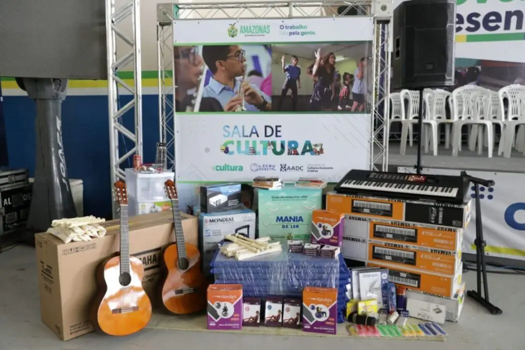 Governador Wilson Lima implantou sete salas de cultura no interior do Amazonas