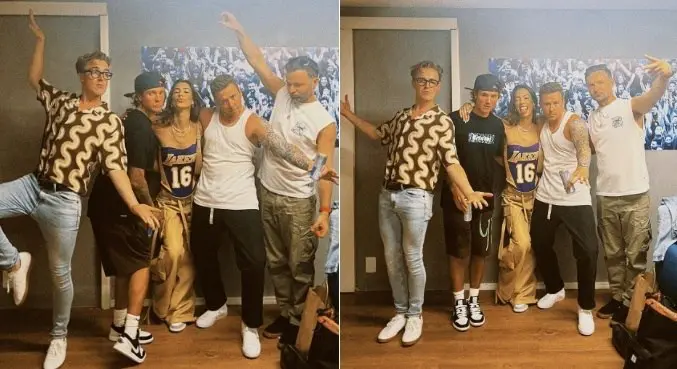Gabi Brandt se emociona ao conhecer a banda McFly: 'Dormi na fila do show deles com 12 anos'