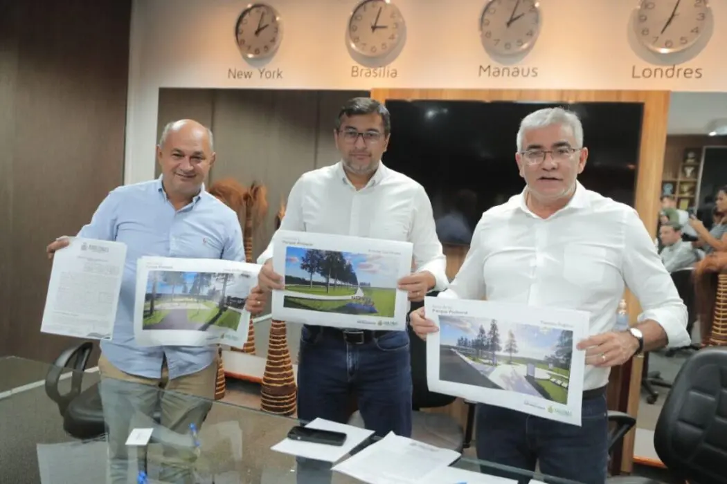 Wilson Lima assina convênios para destinar R$ 2 milhões aos municípios de São Paulo de Olivença, Novo Airão e Anamã