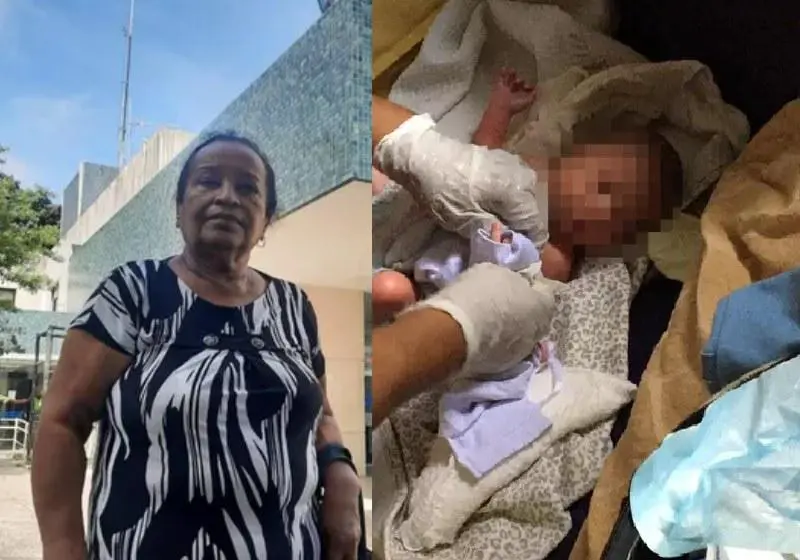 Técnica de enfermagem resgata e salva bebê jogado no lixo na BA