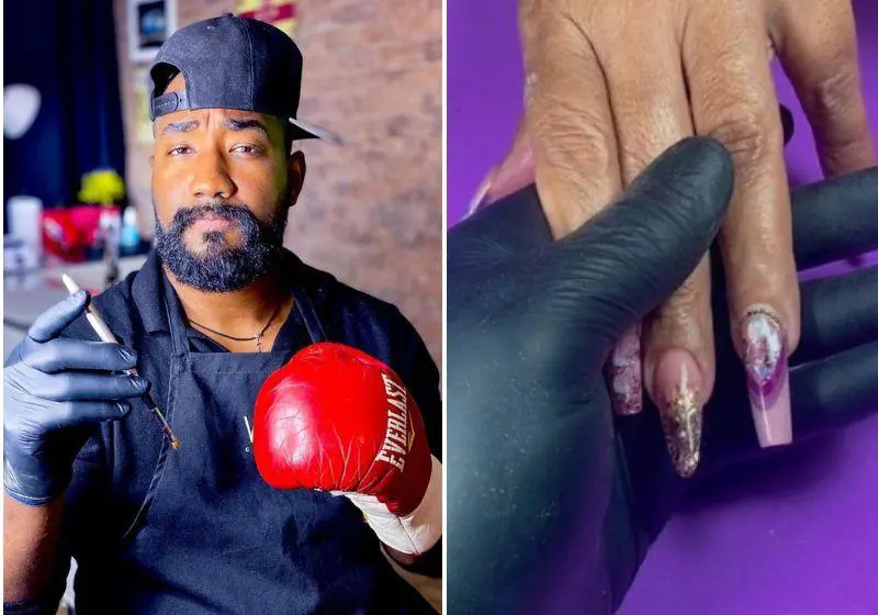Ex-boxeador é sucesso fazendo unhas: “Fiz cursos e hoje atendo clientes