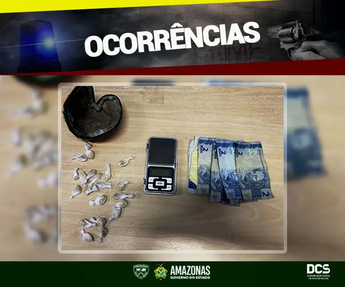 PMAM detém duas mulheres por tráfico de drogas no bairro Mutirão