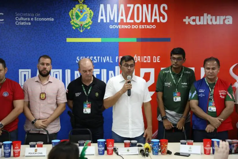 Na abertura do 55° Festival de Parintins, Wilson Lima destaca estrutura do Governo do Estado para o retorno da festa