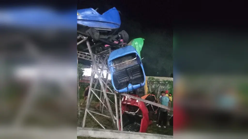 Crianças ficam feridas após brinquedo quebrar em parque de Parintins