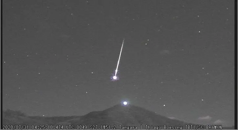 Chuva de meteoros Alfa Capricornídeos terá pico na madrugada de domingo (31)