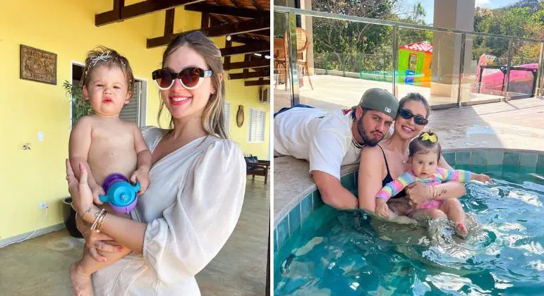 Grávida pela 2ª vez, Virginia Fonseca troca ritmo acelerado de trabalho por momentos com a filha