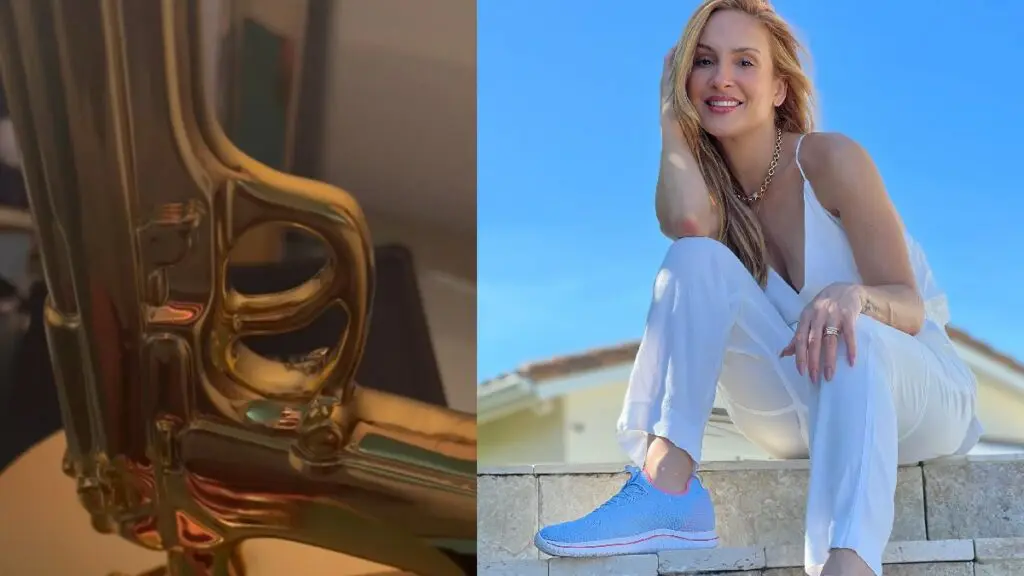 Claudia Leitte explica polêmica por abajur de arma: “Não tive intenção política”