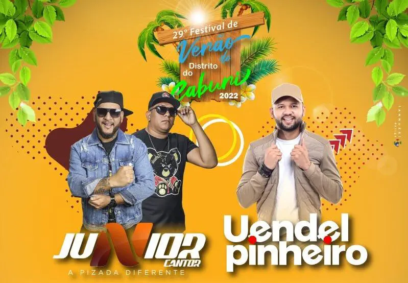 Prefeitura de Parintins divulga atrações do Festival de Verão do Caburi 2022