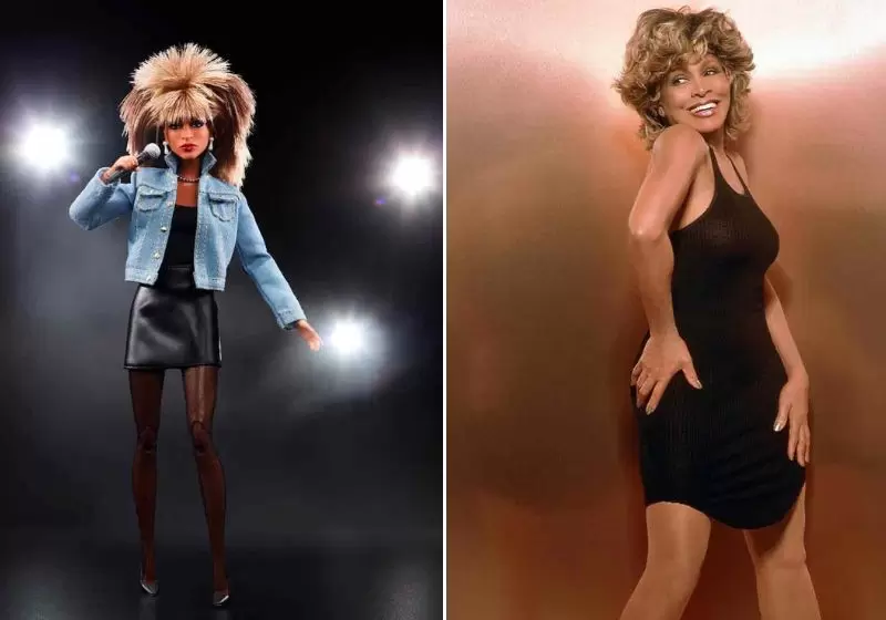 Lançada Barbie em homenagem à cantora Tina Turner. Ela chorou quando viu