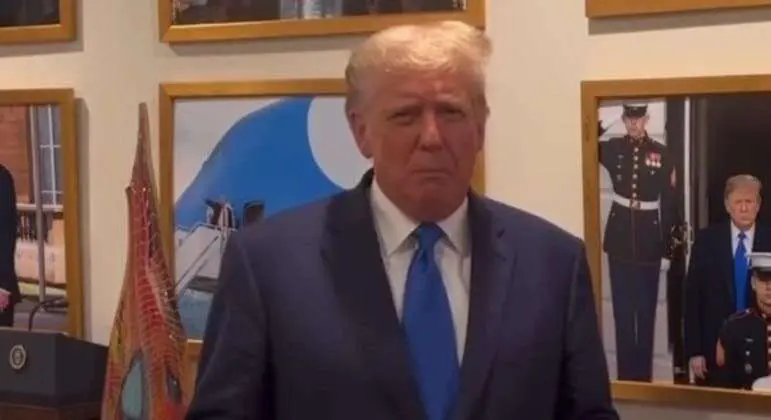 Donald Trump publica vídeo em apoio à reeleição de Bolsonaro
