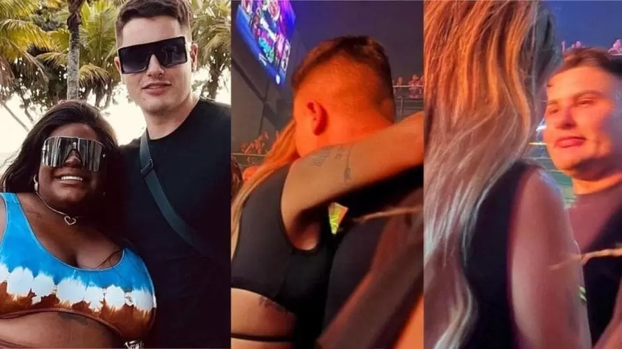 Ex-marido de Jojo Todynho é flagrado aos beijos e de mãos dadas com Liziane Gutierrez