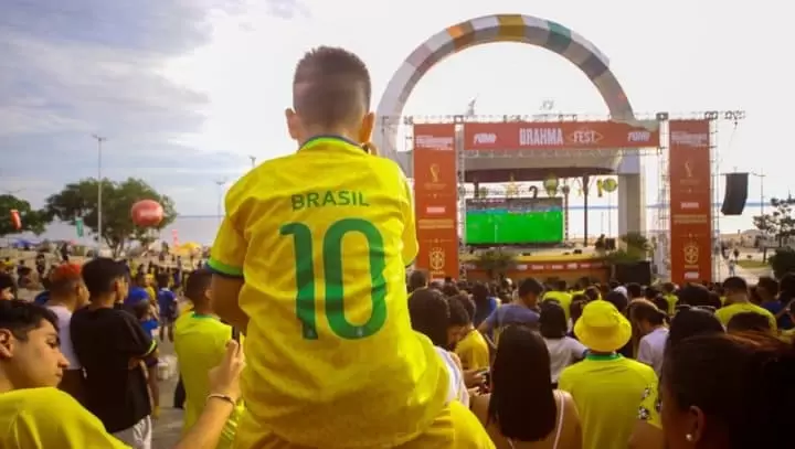 Com o apoio da Prefeitura de Manaus, ‘Brahma Fest’ vai transmitir jogo do Brasil e Suíça no anfiteatro da Ponta Negra, nesta segunda-feira (28)