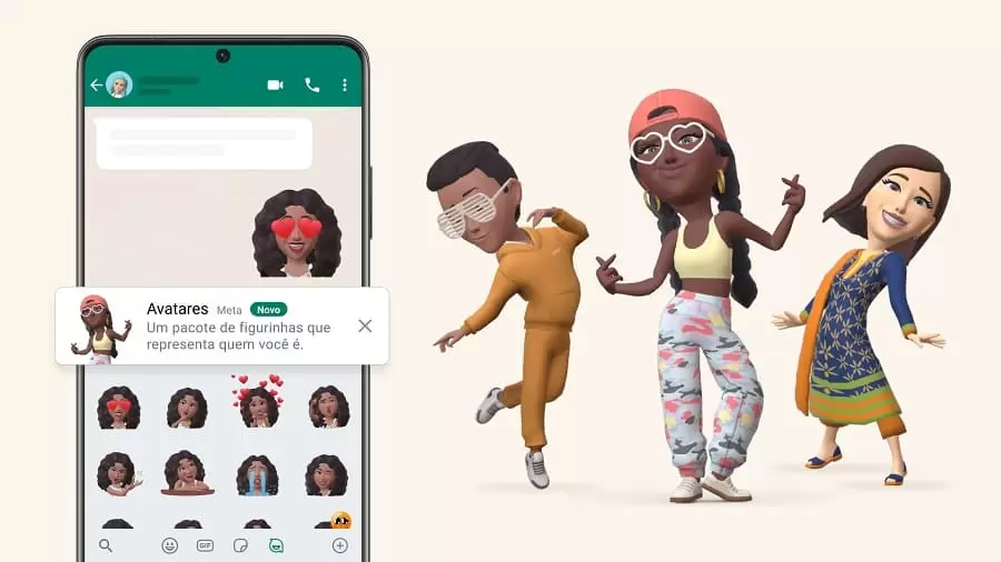 WhatsApp libera os avatares para todos os usuários