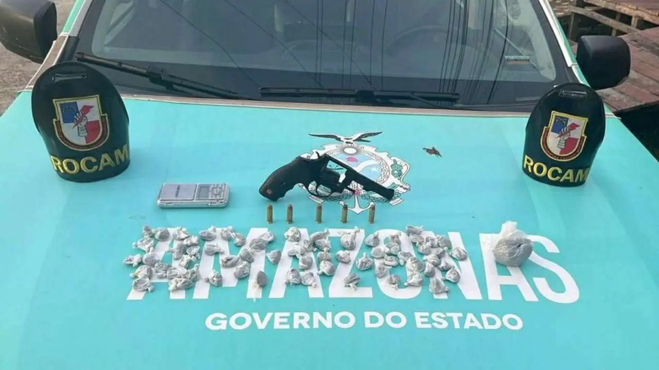 Ação policial retira arma e drogas de circulação em Anamã ((AM )