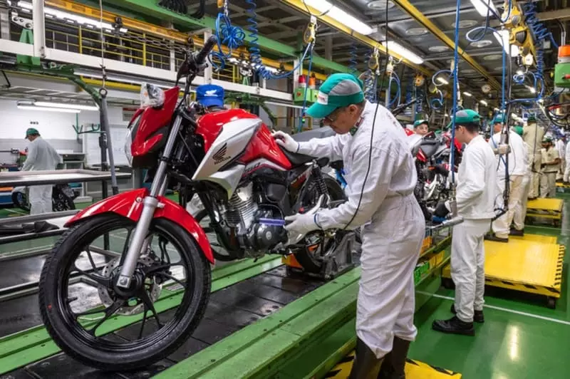 Produção de motos apresenta melhor resultado do ano