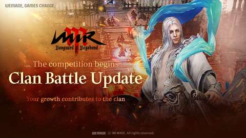 Wemade atualiza “Clan Battle” em MIR M, inaugurando uma era de guerras!