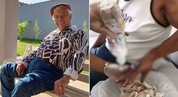 Assistente de palco de Silvio Santos, Roque sofre cortes profundos após acidente em condomínio