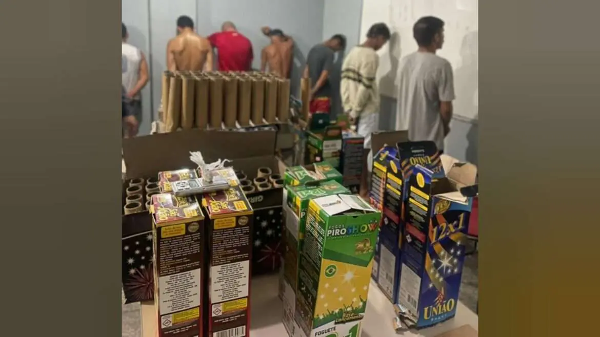 Polícia prende fugueteiros que iriam comemorar aniversário de facção crisminosas