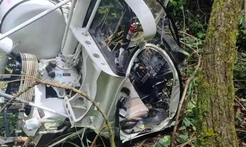 Helicóptero cai durante voo de instrução, em Contagem
