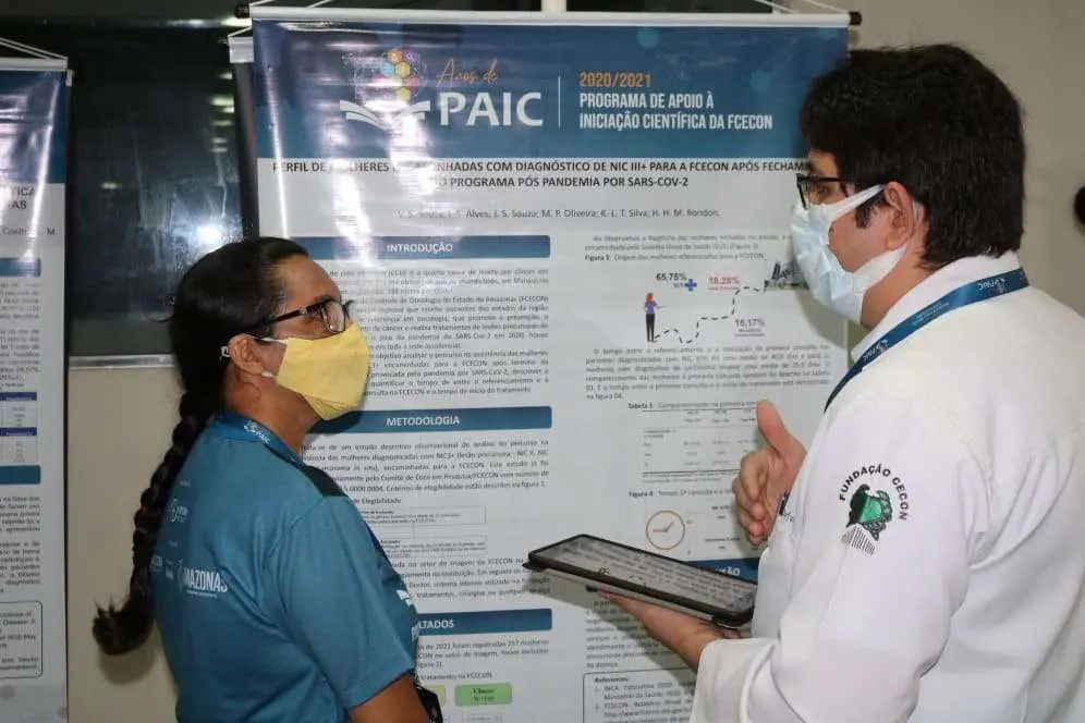 O Paic é um programa vinculado à Fundação de Amparo à Pesquisa do Estado do Amazonas (Fapeam), que incentiva e fomenta iniciativas na ciência. Na FCecon, todos os projetos devem ter relação com a Oncologia. O programa tem duração de 12 meses e é coordenado pela Diretoria de Ensino e Pesquisa (DEP) da FCecon, unidade vinculada à Secretaria de Estado de Saúde (SES-AM).
