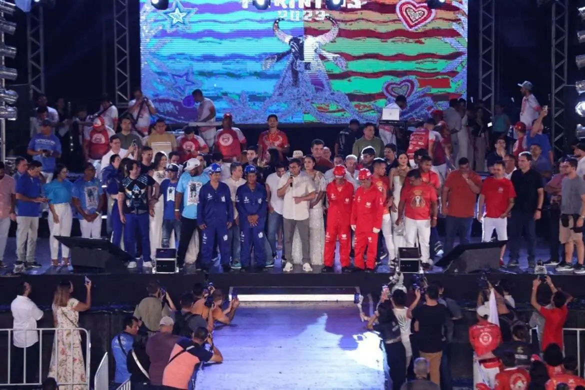Na reabertura dos galpões de Garantido e Caprichoso, Wilson Lima reforça o compromisso com Festival de Parintins