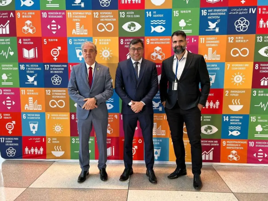 Wilson Lima busca parcerias para ampliar ações na área de recursos hídricos, durante conferência da ONU