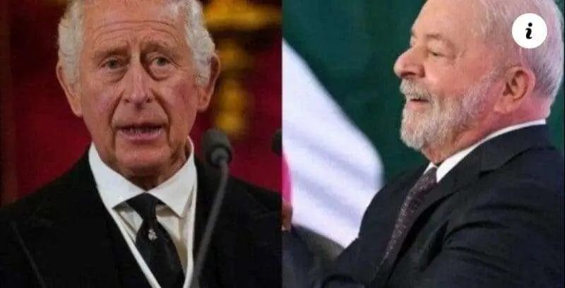 Lula e rei Charles 3º devem conversar na segunda-feira (6)