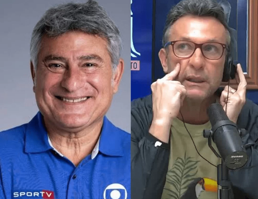 Fora da Globo, Cléber Machado é recebido por Neto na Band: 'Sempre quis você aqui'