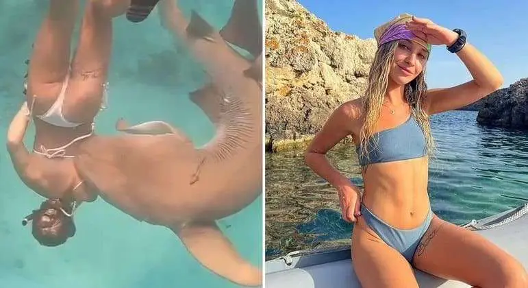 Turista é mordida por tubarão nervosinho, limpa as feridas e mergulha de novo