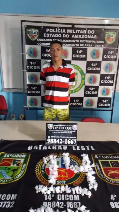 Homem é preso em boca de fumo no Jorge Teixeira
