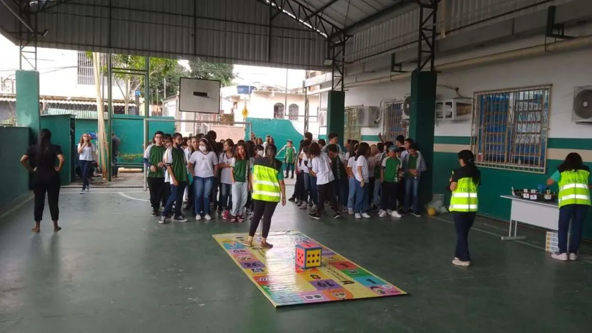 Alunos da zona Leste recebem projeto ‘Trânsito na escola’ da Prefeitura de Manaus