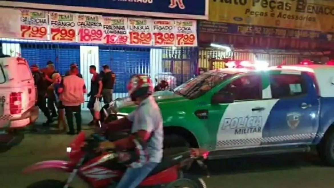 Vídeo: pm da reserva é vítima de latrocidas em mercado