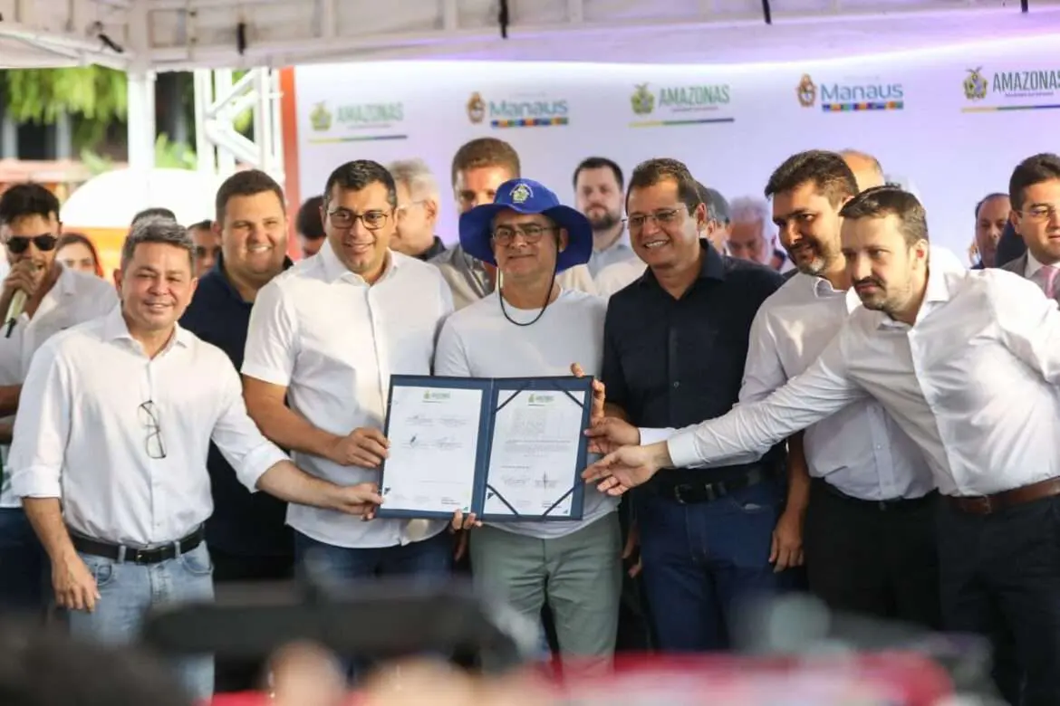 Wilson Lima anuncia cerca de R$ 100 milhões para ampliar abastecimento de água e rede de esgoto em Manaus
