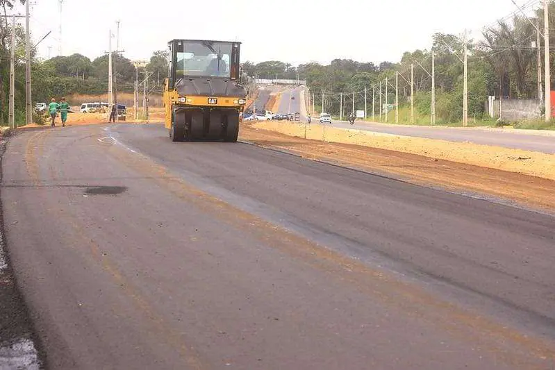 Anel Viário Sul: obra do Governo do Amazonas já ultrapassa 80% de execução