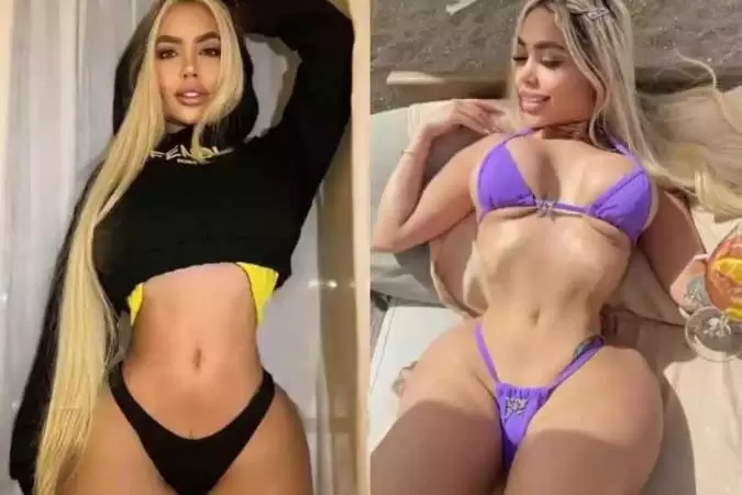 Influencer conhecida como 'barbie com curvas' nega edição de imagem na net