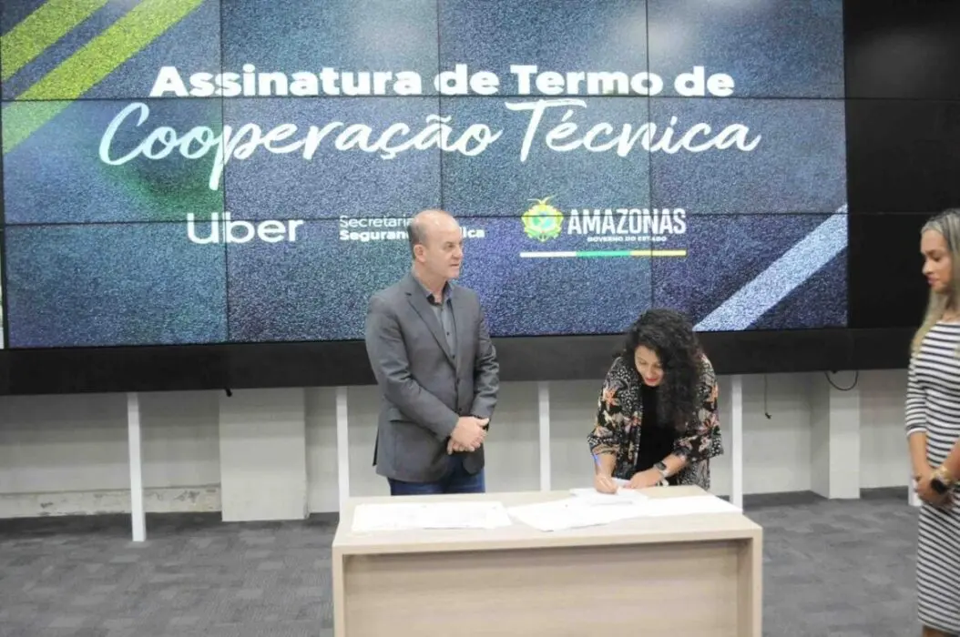 SSP-AM e Uber assinam termo de cooperação técnica que permite acelerar respostas às emergências