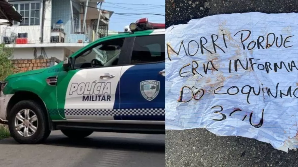 Partes de corpo humano são deixadas em saco com bilhete em menção a facção