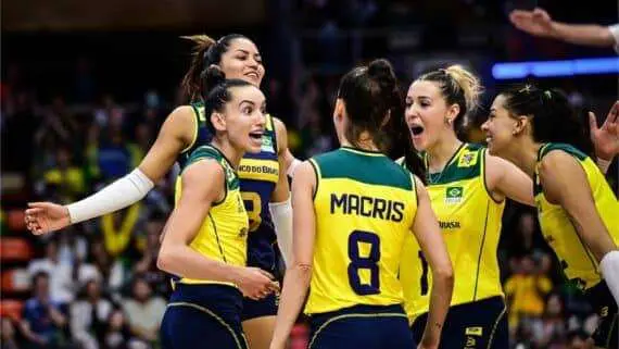 Vôlei feminino: Brasil vence Tailândia