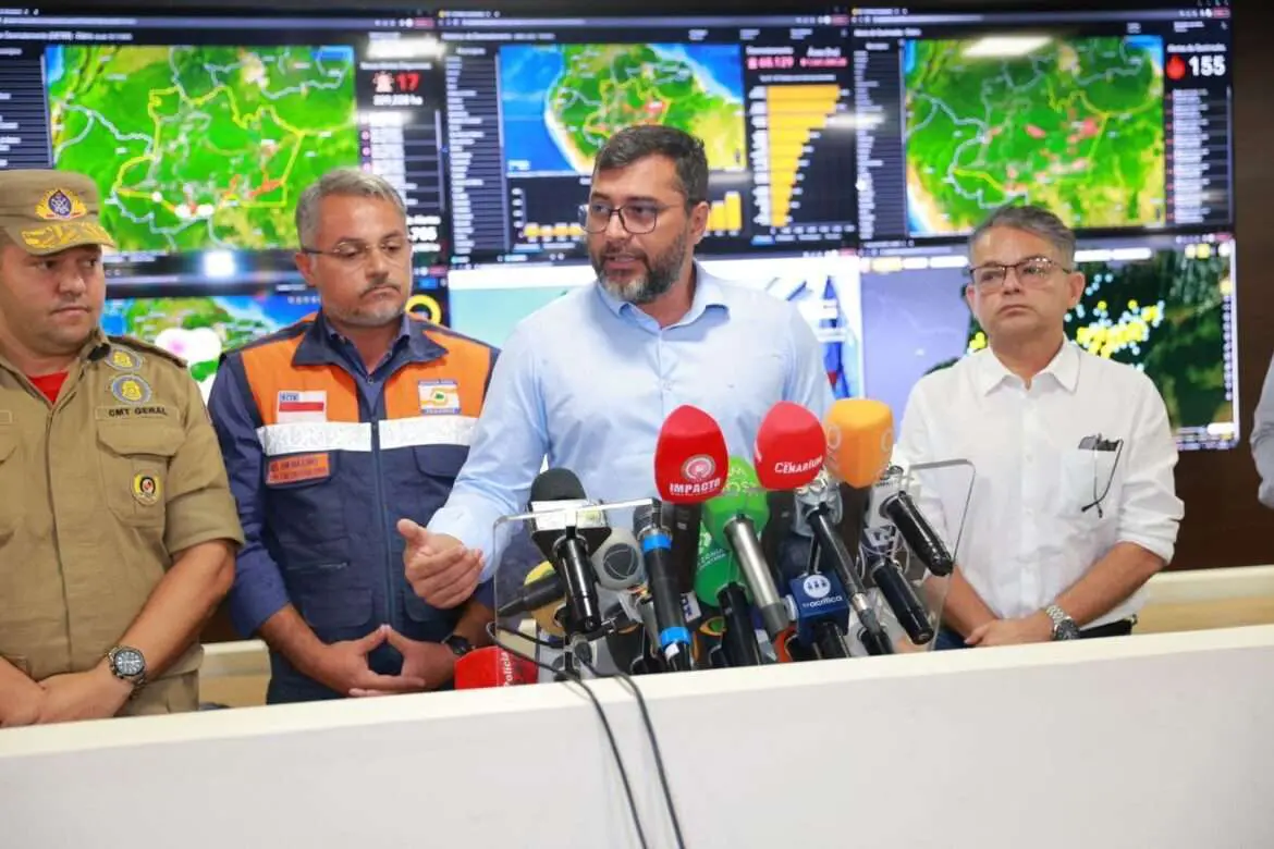 Wilson Lima apresenta ações do Governo do Amazonas para o combate a queimadas durante a estiagem deste ano