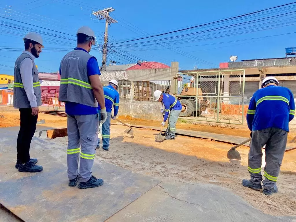 Obra de adutora na zona Oeste de Manaus: Trecho da rua Comendador Vicente Cruz é interditado a partir deste sábado (29)