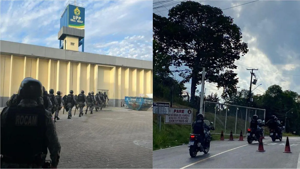 Presídio de Manaus amanheceu sob revista nesta quarta-feira (19)