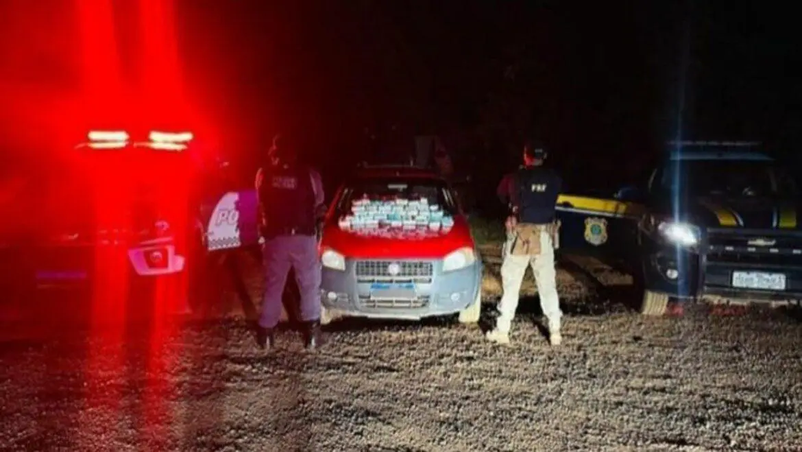 Dupla é presa com drogas avaliadas em mais de R$ 6 milhões