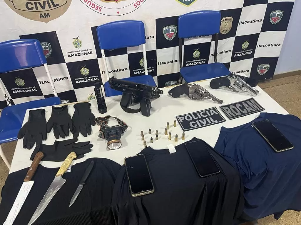 Polícias prendem grupo suspeito de praticar roubos a embarcações em Itacoatiara